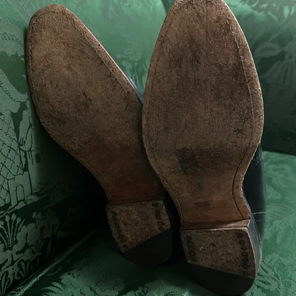 Frye Black Dorado Pull-On Riding Boots Size 8 - Picture 2 of 6